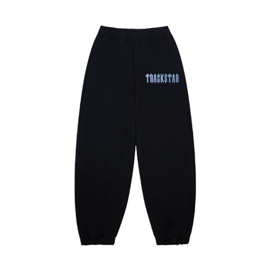 TRACKSTAR Zip-Up Hoodie & Jogger Set Black