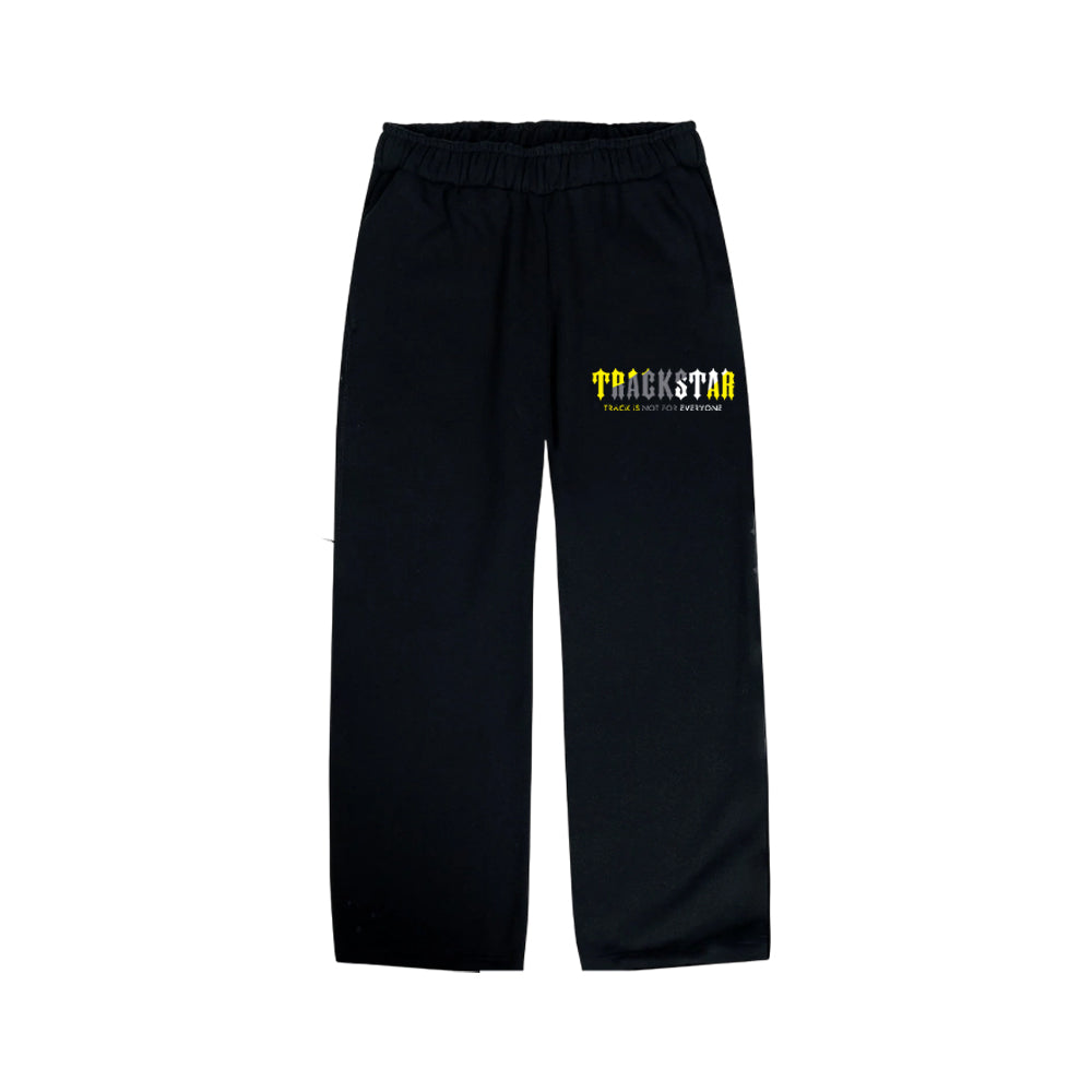 Black & Yellow “Trackstar” Tracksuit Set