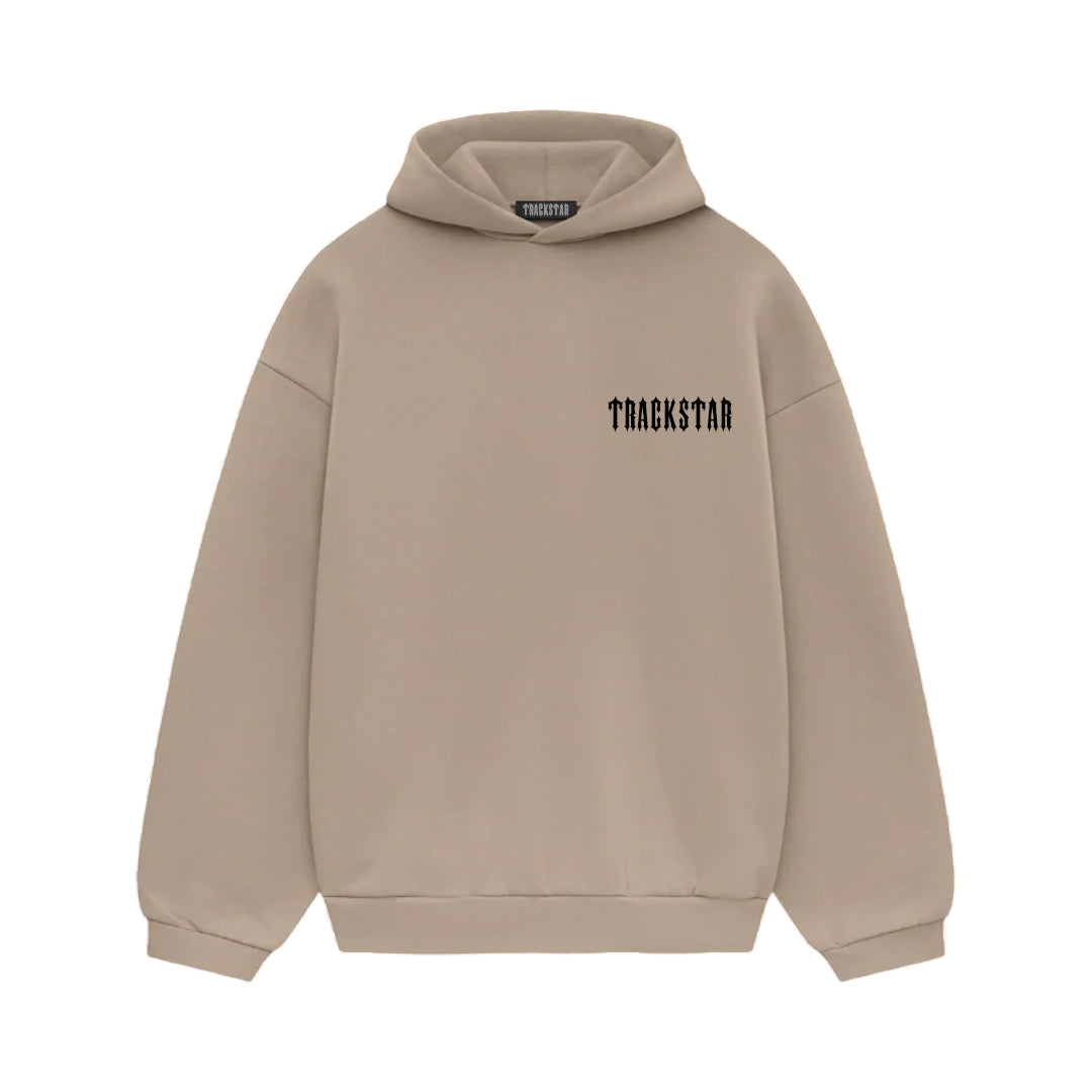 TRACKSTAR Oversized Beige Tracksuit