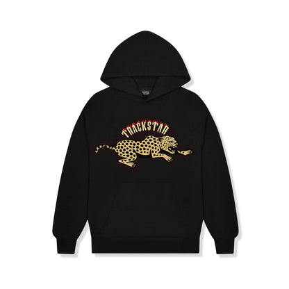 Trackstar Hoodie Sweatpants Set | Unisex Jogger Tracksuit with Leopard Graphic
