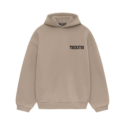 TRACKSTAR Oversized Beige Tracksuit